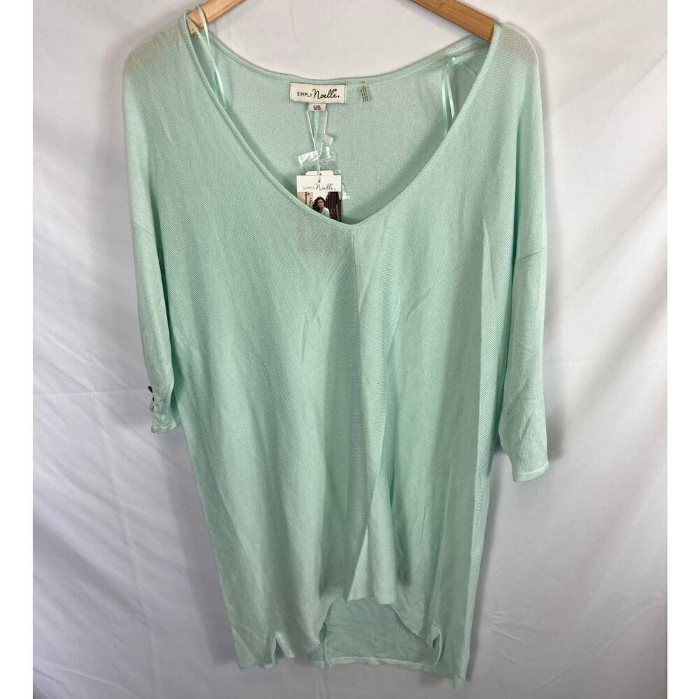 Simply Noelle Mint Tunic Top Size L/XL